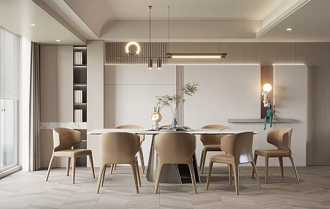 Modern Restaurant 3d model