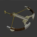 Crossbow Mechanical Crossbow Shift Bow and Arrow Shoot Far Equipment Weapons High-tech Crossbow 3d model