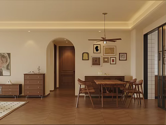 Modern TV background 3d model