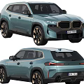 BMW SUV Car Front And Rear Views With Stylish Design