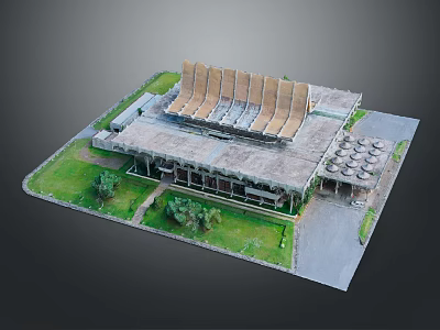 Abandoned Skyscrapers Ruins Building Ruins Building Ruins Abandoned Building Ruins Demolition Building 3d model