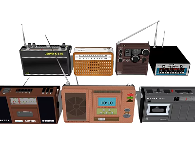 Modern Radio 3d model Modern Radio 3d model