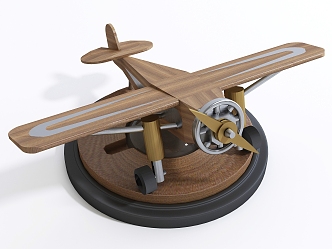 Modern toy plane 3d model