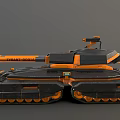 Weapons Tyrant Tank 3d model