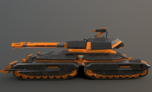 Weapons Tyrant Tank 3d model