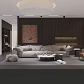 Modern Boutique Showroom Interior With Dark Wooden Wall White Counter Display Items And Black Chairs