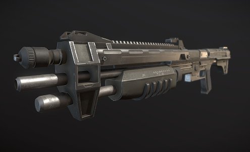 M45 tactical shotgun 3d model