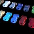 Colorful Model Car Toys In Various Shades Arranged For Display Collection