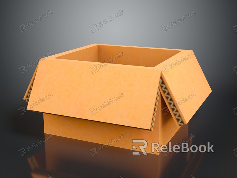 Logistics box express box parcel box carton goods box goods box box box model