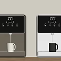 Modern direct drinking machine pipeline machine wall-mounted direct drinking machine 3d model