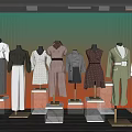 Modern Model Window Costume Model 3d model