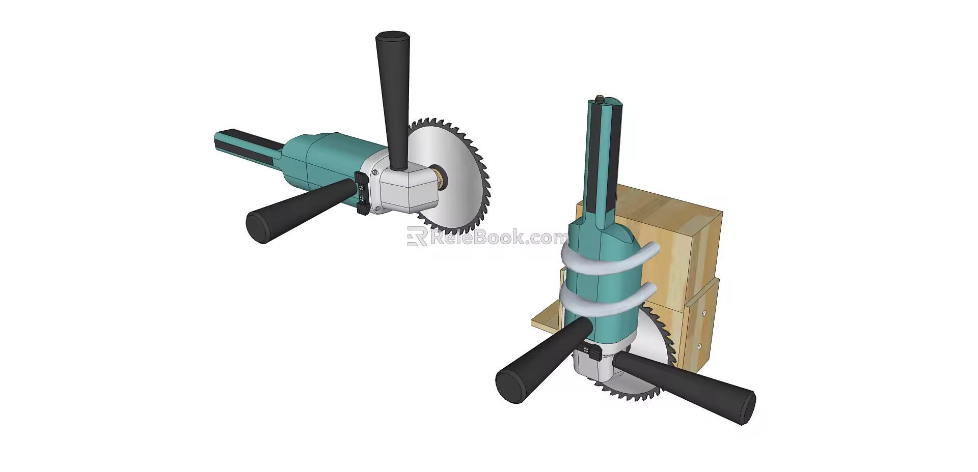 modern sawing machine 3d model