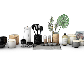 Kitchen Supplies 3d model