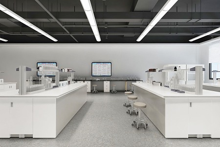 Medical Laboratory Modern Laboratory 3d model