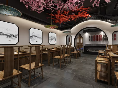 Chinese Restaurant 3d model