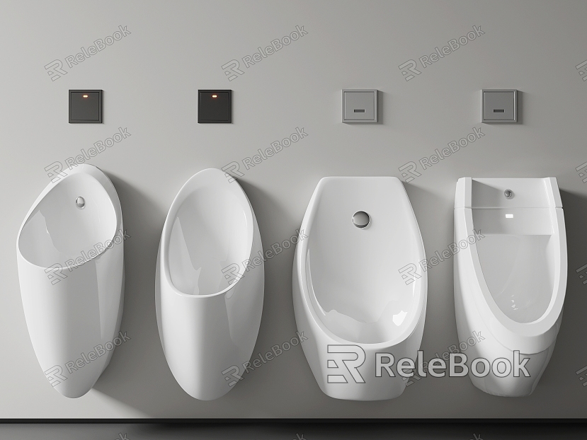 Modern urinal urinal model