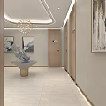 Modern Luxury Beauty Hair Salon Interior With Sofa Mirror And Marble Floor