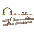 Wooden Garden Fence Designs With Decorative Arches Pergolas And Various Styles