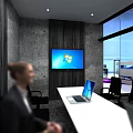 Lutronic Exhibition Booth With Blue Car Display And Interactive Stands In Modern Event