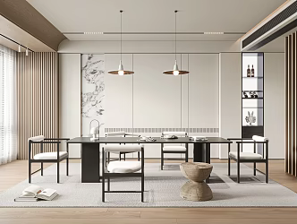 Modern Restaurant 3d model