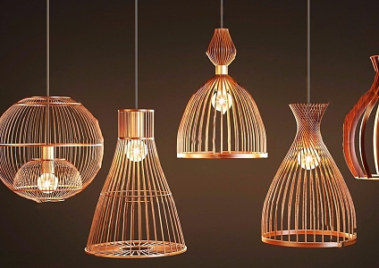 Braided chandelier 3d model