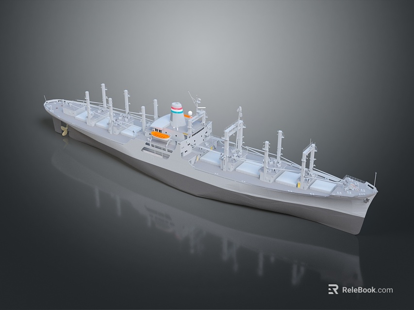 Modern Naval Warship With Multiple Masts Antennas And Gray Hull Design 3d model 