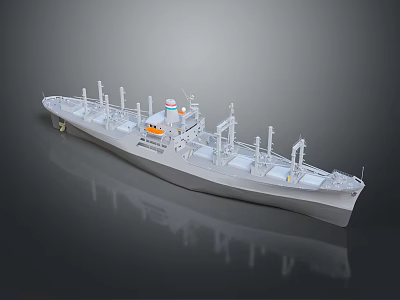Modern Naval Warship With Multiple Masts Antennas And Gray Hull Design 3d model Modern Naval Warship With Multiple Masts Antennas And Gray Hull Design 3d model