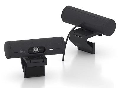 Logitech Dual Security Cameras With Adjustable Mounts For Home And Office Monitoring 3d model