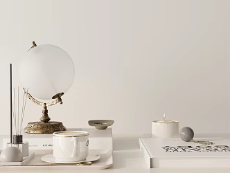 Modern ornaments combination 3d model