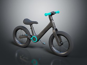 Modern Bicycle Children's Bicycle Children's Bicycle Children's Chain Car Girls' Bicycle Fashion Children's Car Vehicle 3d model