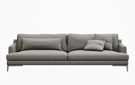 modern double sofa 3d model