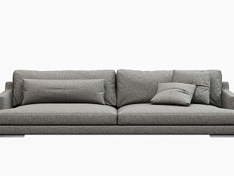 modern double sofa 3d model