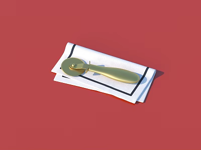 Towel Rag Tableware 3d model Towel Rag Tableware 3d model