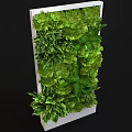 Vertical Garden Wall With Lush Green Plants For Indoor Decoration