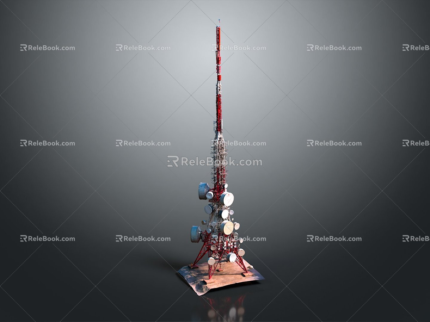 signal tower science fiction signal tower science fiction communication tower communication tower science fiction equipment science fiction facilities science fiction architecture 3d model