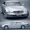Silver Mercedes Sedan With Sleek Design And Alloy Wheels Front Rear Views