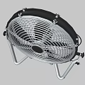 Air Cooler Fan With Metal Stand Black Blades Metal Grill And Effective Ventilation