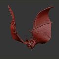 Modern Bat Cartoon Bat 3d model