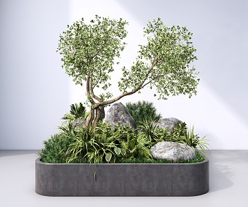 Modern Plants Outdoor Landscape Plant Heap 3d model