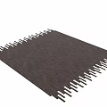 Dark Hardwood Flooring Components With Natural Grain And Smooth Surface Finish