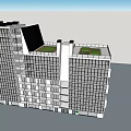 Modern Multi Storey Office Building With Glass Curtain Walls And Contemporary Exterior Design