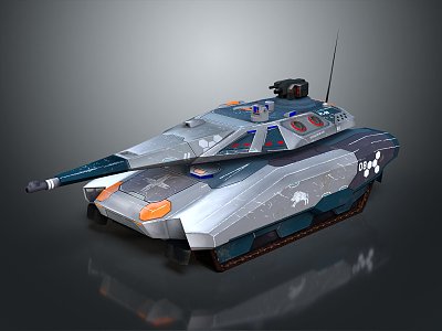 Modern Tank Sci-Fi Tank Future Tank Concept Tank 3d model