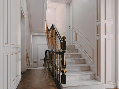 Jane Europe Staircase 3d model
