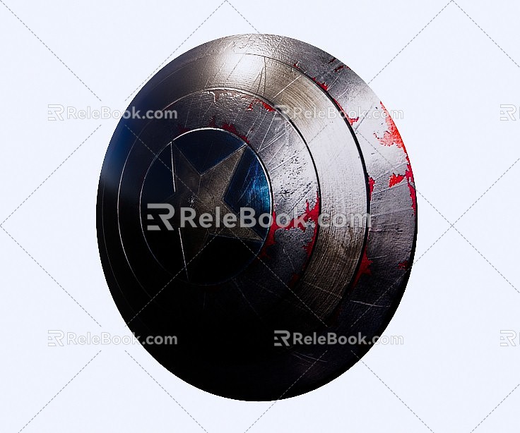 Captain America Shield Modern Shield 3d model