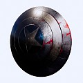 Captain America Shield Modern Shield 3d model