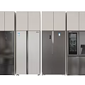 Modern Stainless Steel Refrigerators and Freezers Multiple Door Styles and Designs