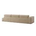 Three-seat sofa 3d model