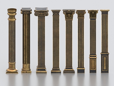 Roman Column Panlong Column Stone Carved Column Stone Column Garden Stone Column Marble Column Classical Column model