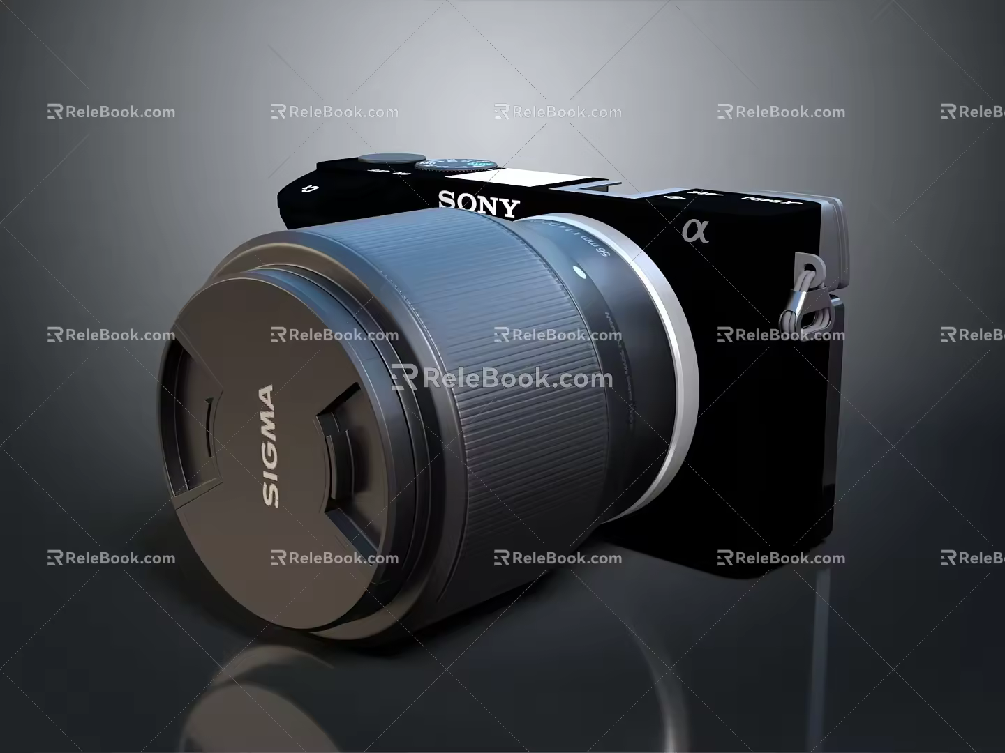 DSLR Camera Card Machine Digital Camera Digital Camera Photographic Equipment 3d model