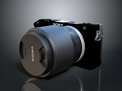Sony Modern Laptop With Sleek Black Design And High Performance Features 3d model